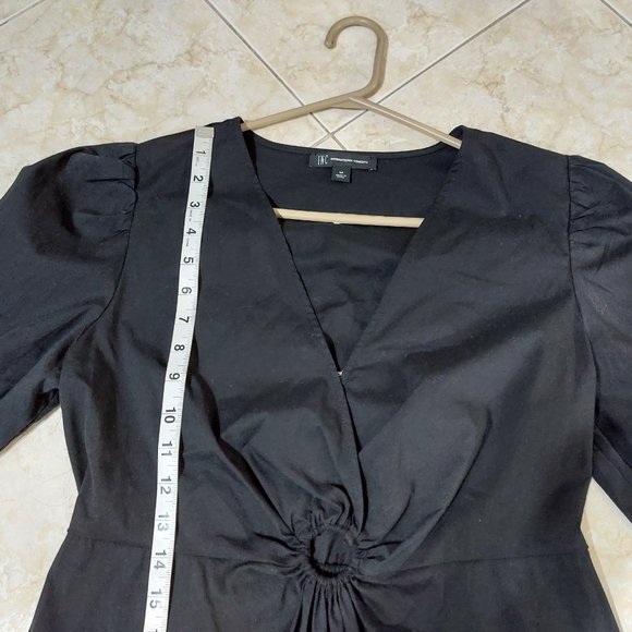 I.N.C. INTERNATIONAL CONCEPTS Women's V-Neck Puff-Sleeve Mini Dress MEDIUM - Picture 9 of 14